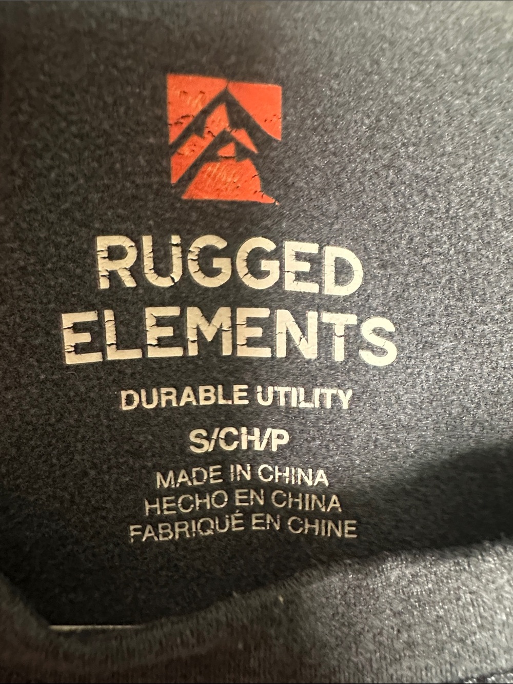 Men’s Rugged Elements durable utility crewneck  Long-Sleeve dark blue size small - Picture 2 of 10